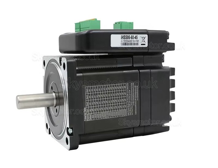 JMC NEMA 34 Closed Loop Integrated Stepper Motor IHSS86-60-45 1.8 Deg 4.5Nm 6A 60V 2 Phase